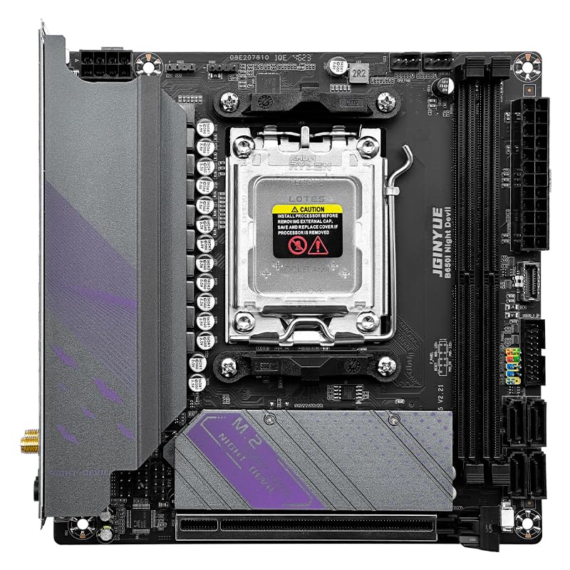 B650i Night Devil マザーボード QUASAR B650i Night Devil, Placa-Mãe Socket AM5, DDR5 96GB, Ryzen