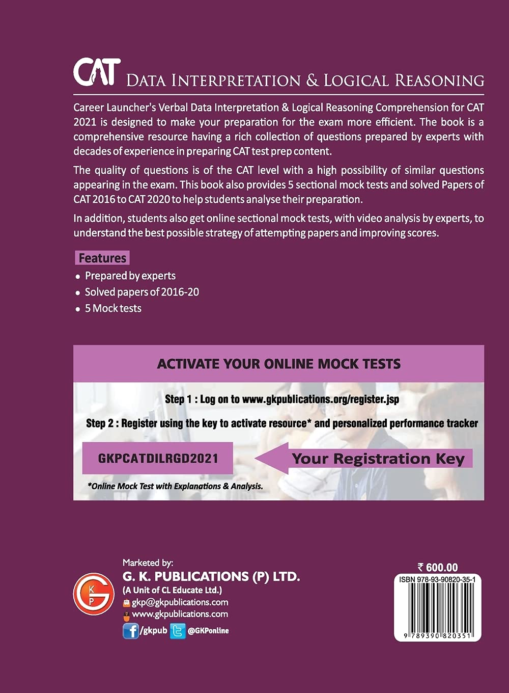 CAT 2021 Data Interpretation & Logical Reasoning by Gautam Puri