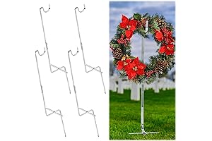 Blulu Memorial Day Wreaths Stands for Graves