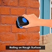Vista 7 de NEWISHTOOL Rodillo de Costura de Esponja Herramienta Aplicadora de Vinilo, Paquete de 2 Rodillos de Rueda de Espuma Suave Rodillo de Pintura