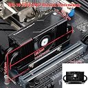 Thermalright HR10 2280 PRO Black SSD Cooler, Double Sided Heatsink, Carries 14.8W/m.k Silicone Pad, Includes 4 heatpipes, Reflow Process, 2280 SSD Heatsink Cooler for Desktop gallery image