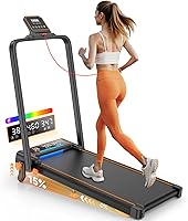 Rayspace 3.5HP Walking Pad Treadmill with 10% Incline, Quiet Motor, Foldable Handlebar, App Control - 350lb Capacity