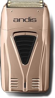 Andis 17220 Pro Foil Lithium Plus Titanium Foil Shaver, Cord/Cordless - Professional Turbocharged Cordless Men’s Shaver with USB Charger - Copper