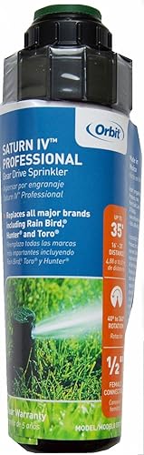 Orbit 55179 Saturn IV Pro - Cabezal de rociador de rotor de engranajes, neutro