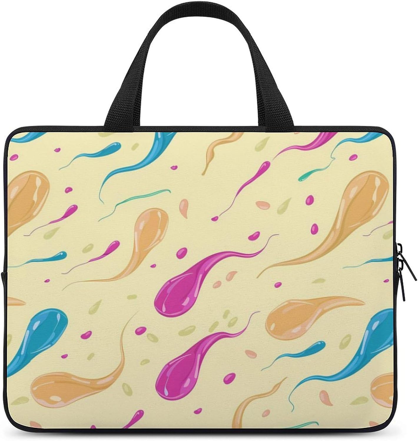 Colorful Sperm Laptop Case Laptop Bag Laptop Sleeve Water Resistant Computer Case Laptop Carrying Case 12inch