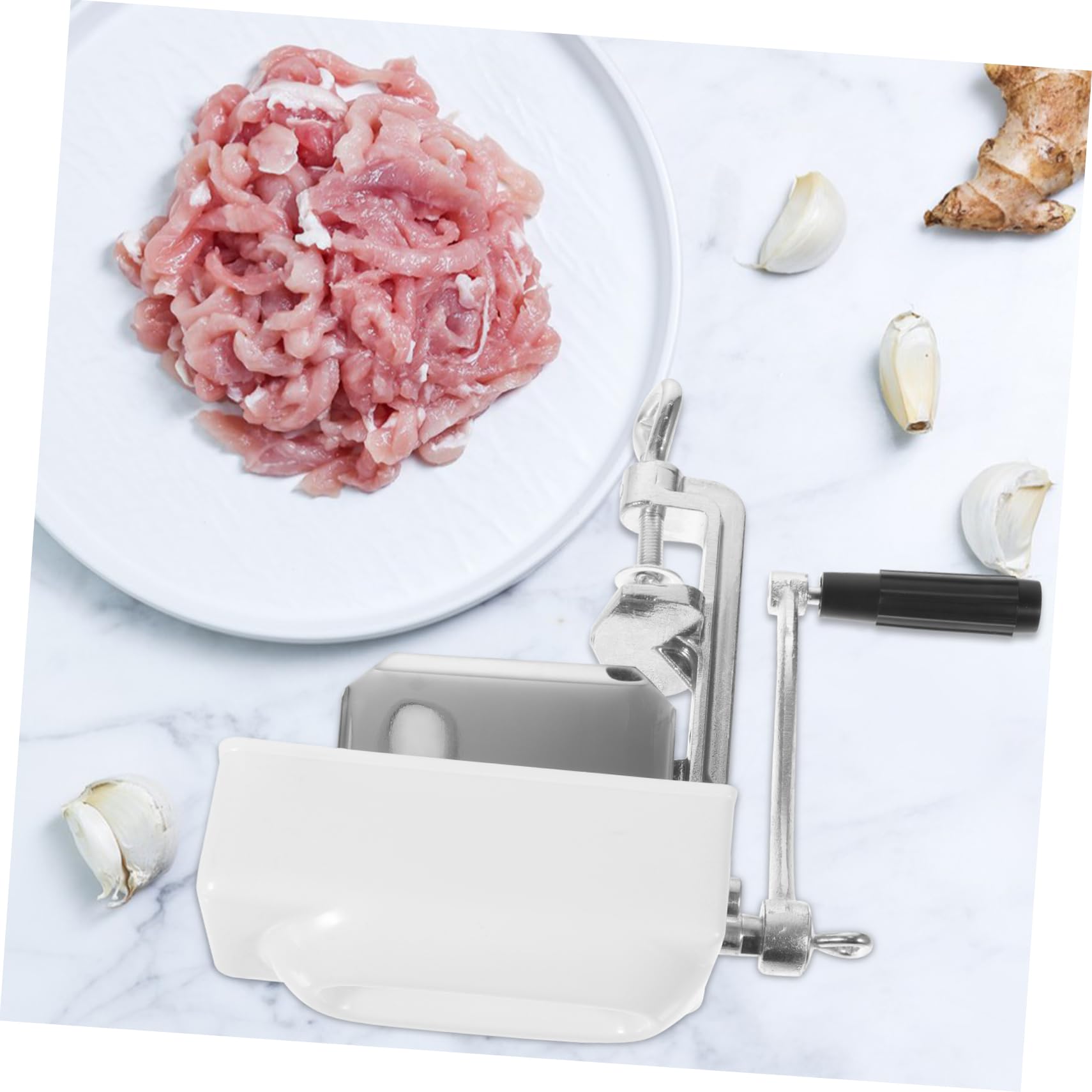 Fleischzartmacher mit Metalleinsatz, Beige, zum Zerteilen von Fasern | Leicht Zerlegbar, für Steaks und Schweinekoteletts, Küchenhelfer für Schnelles Vorbereiten