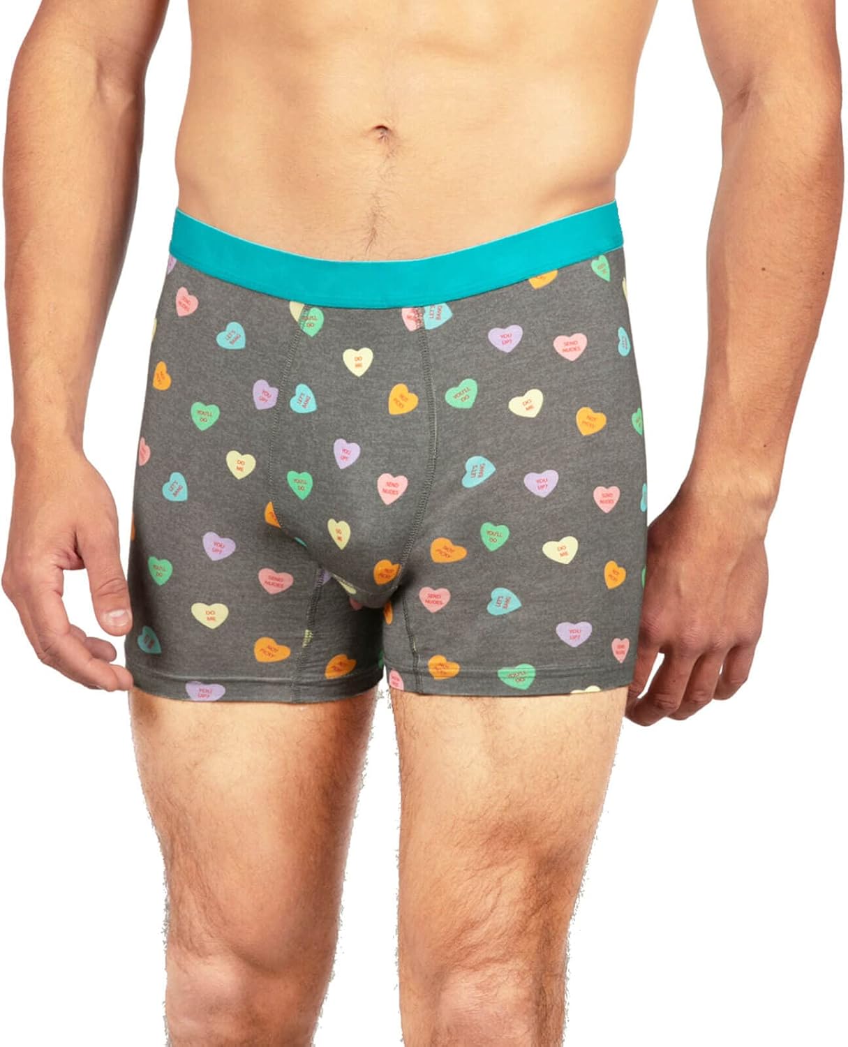 Tipsy Elves Men’s Valentine’s Matching Boxer Brief and Sock Underwear Gift Set for Men - Image 3
