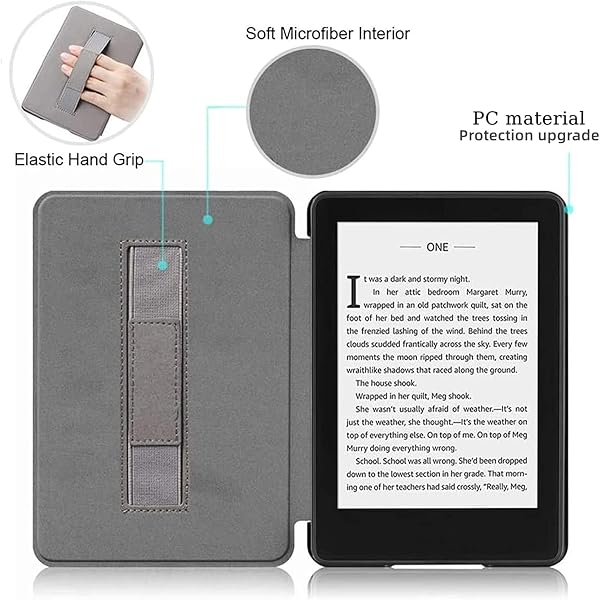 Kindle Paperwhite および Kindle Paperwhite Signature Edition 第 12 世代 2024 年リリース、Kindle Colorsoft Signature Edition 用ケース、自動スリープ解除機能付き 7 インチ カバー - 2