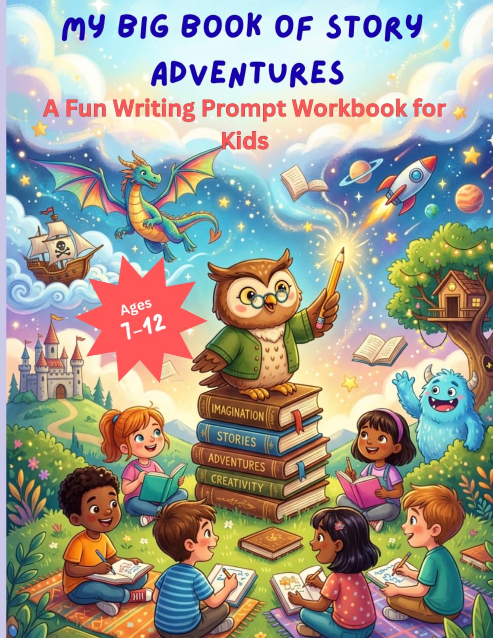 My Big Book of Story Adventures: A Fun Writing Prompt Workbook for Kids