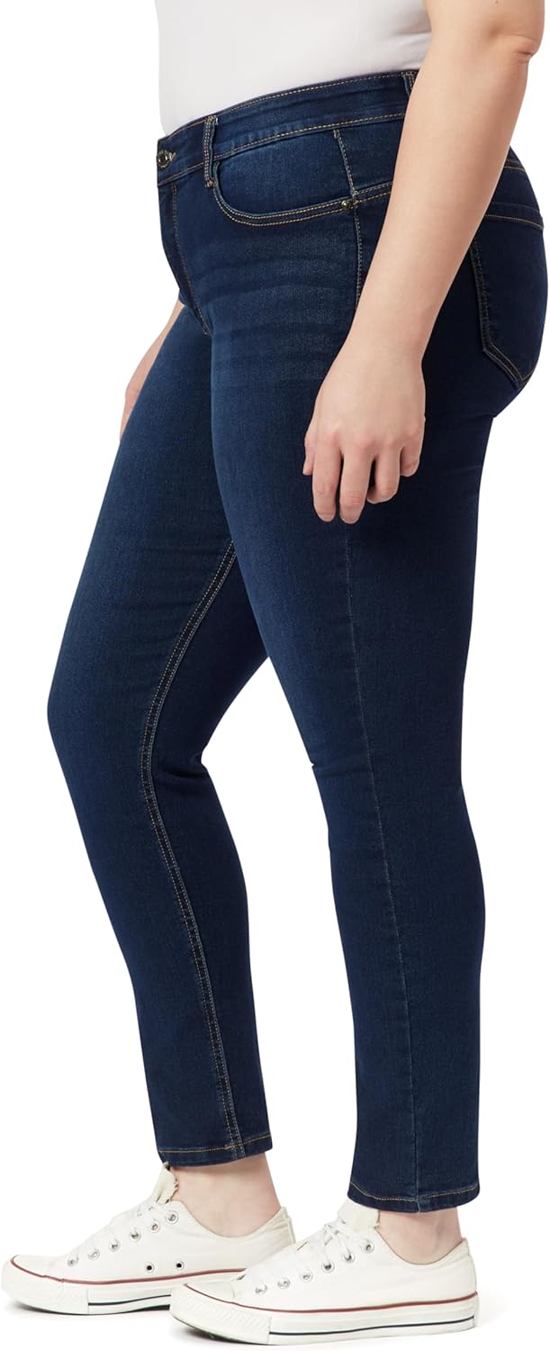 Angels Forever Young Women's 360 Sculpt Skinny Mid-Rise Jeans - Image 3