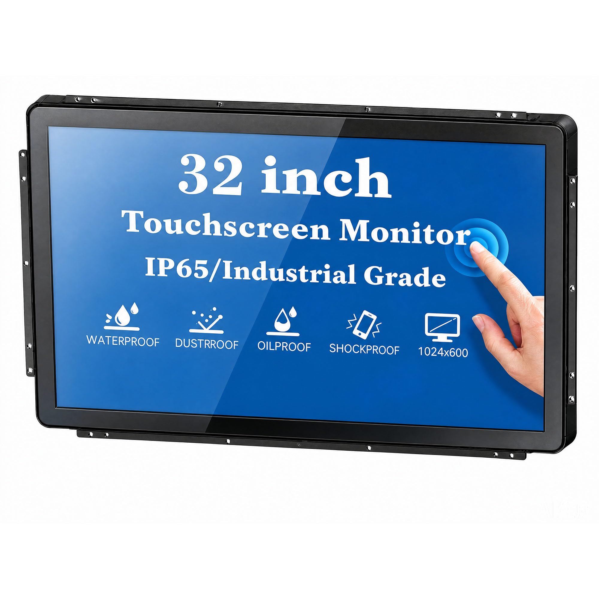 32 Inch 10 Points PCAP Open Frame Touch Screen Waterproof for Kiosk Automation POS Vending and Digital Signage
