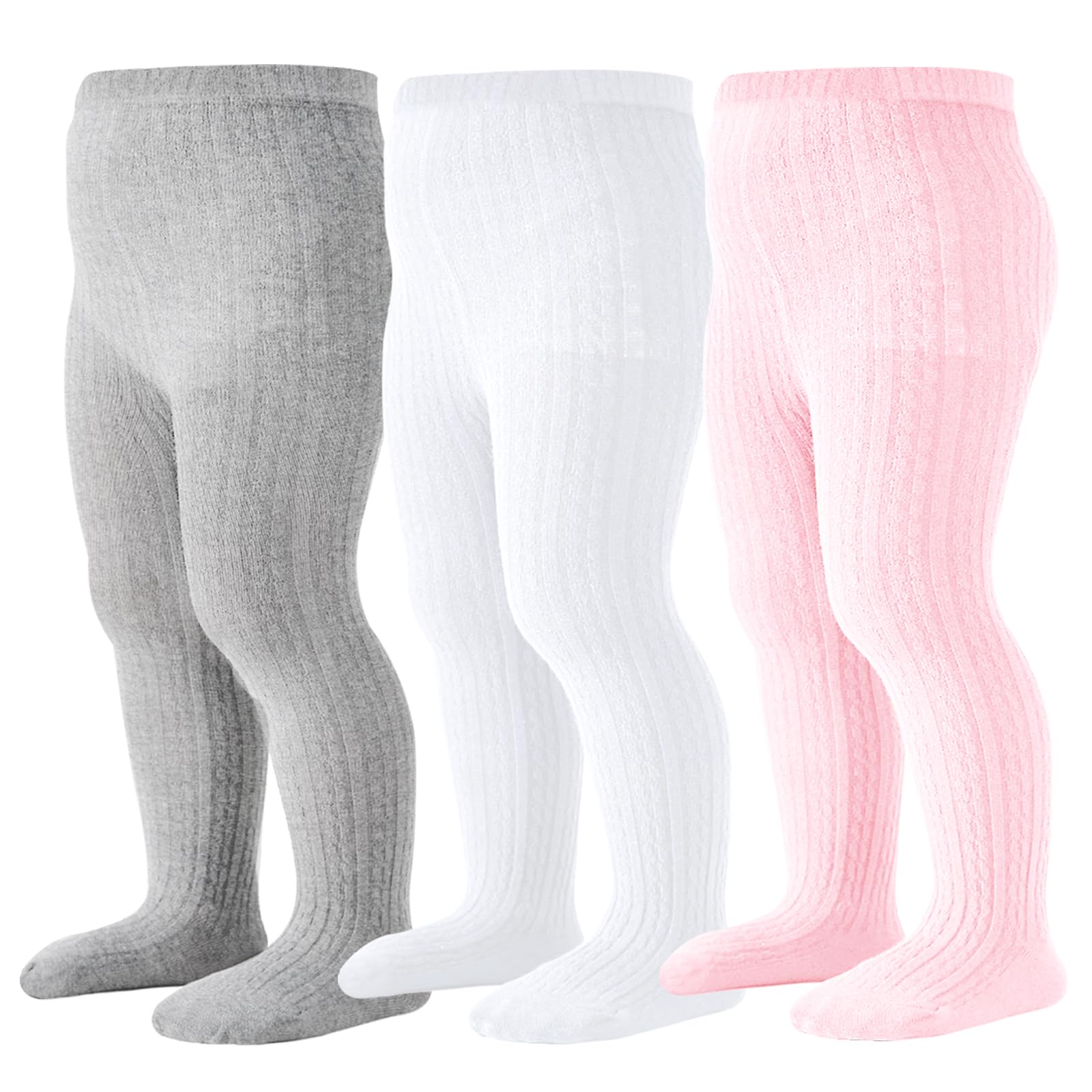 Baby Tights Toddler Girls Cable Knit Cotton Leggings Stockings Pantyhose
