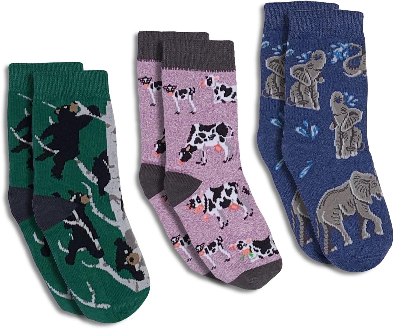 Good Luck Sock Novelty, Colorful, Fun Kids Socks, 3-Pack, Ages 0-10 Year