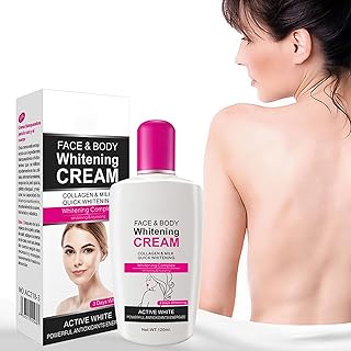 Body Cream - Skin Lightening Cream - Body Moisturiser Women - Body Skin Care Collagen Boost Improve Dullness - Hydrating Lotion Face Smooth Restore Elasticity Softy Silky - Firm Radiant Reduce Dryness