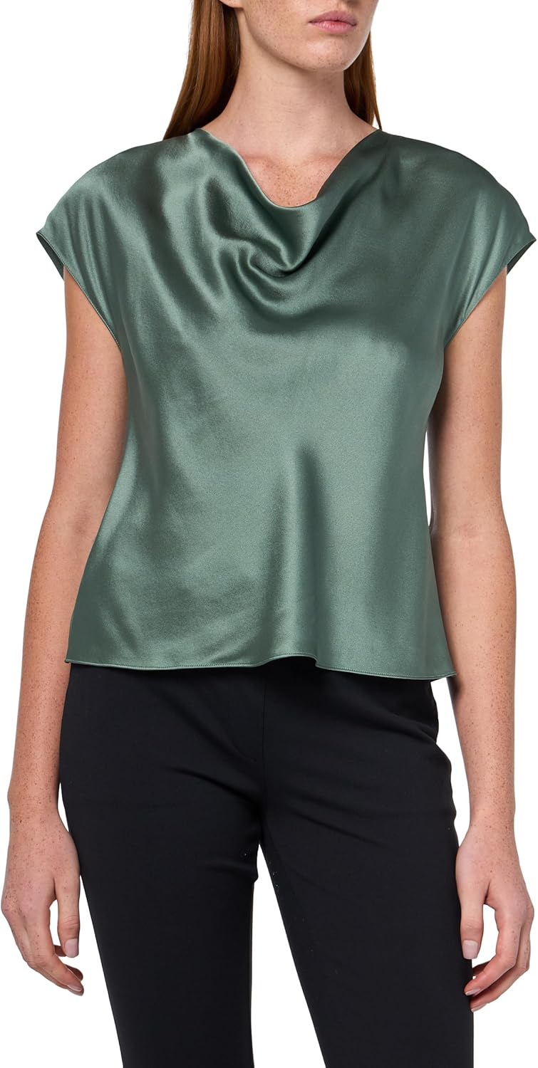 Vince Women's Cowl Nk Cap SLV Blouse