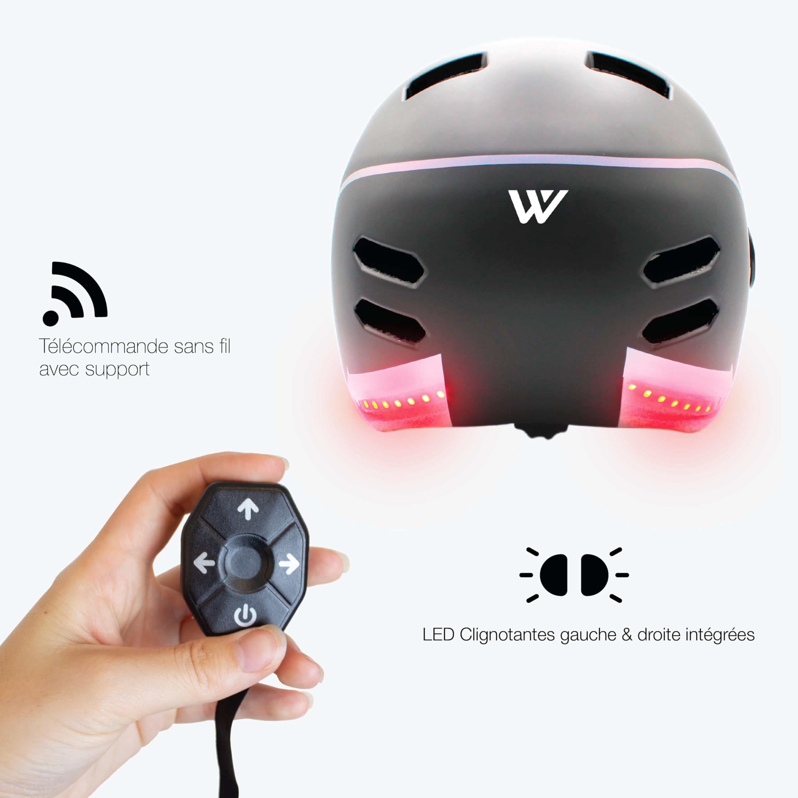 Wispeed Casco para Patinete Eléctrico Logicom Casque_Connect_M