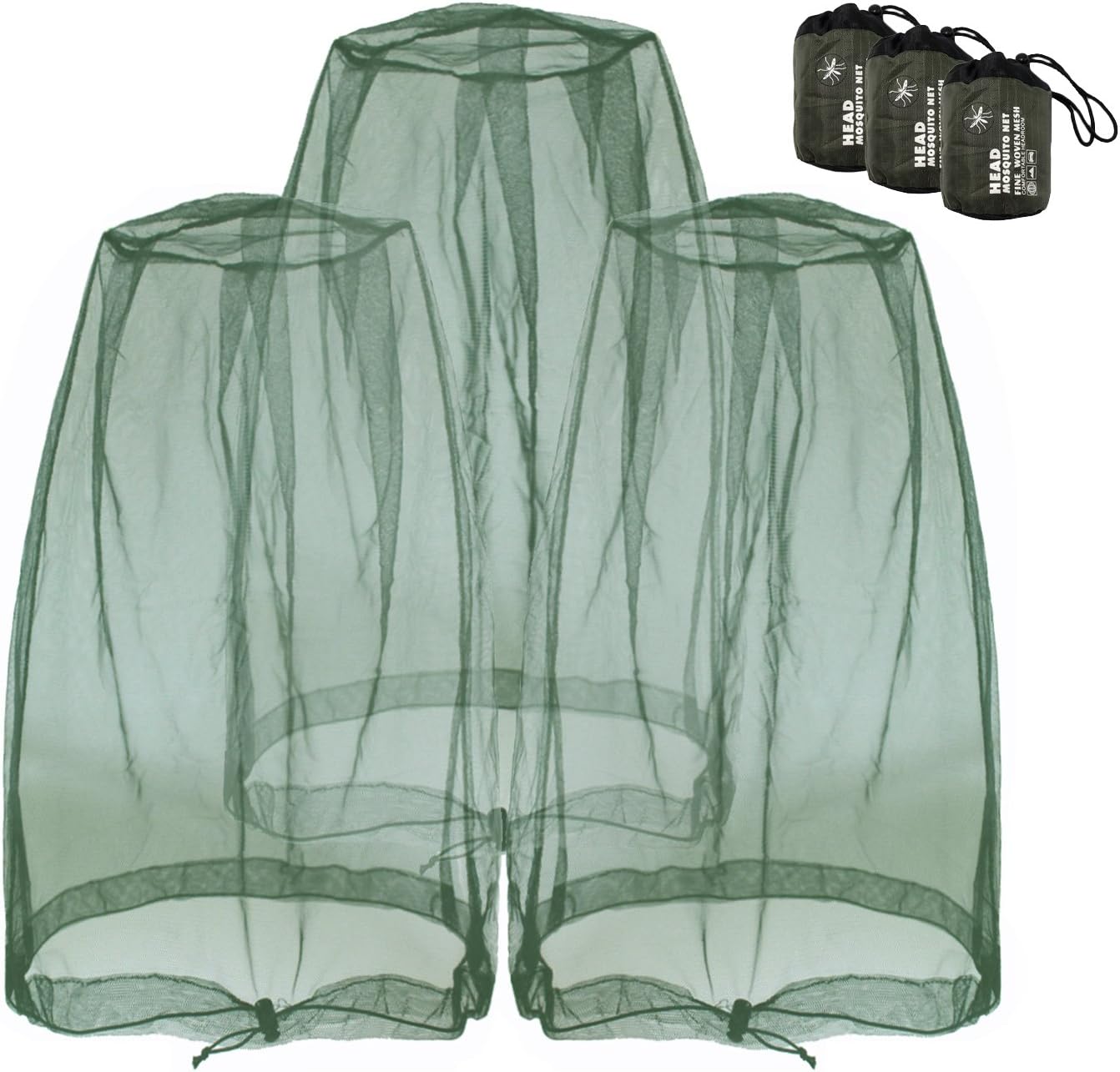 Anvin Mosquito Head Mesh Nets Gnat Face Netting for No See