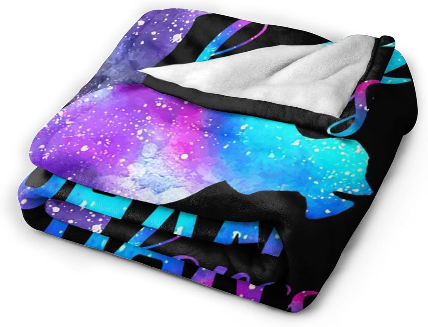 Just A Girl Elephant Plush Starry Sky Throw Blanket - Super Soft, Cozy, Warm Fleece - 60"X80" for Kids & Girls