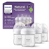Vista 20 de Philips Avent - Biberón natural con boquilla de respuesta natural, morado, 9 onzas, paquete de 4, SCY903/34