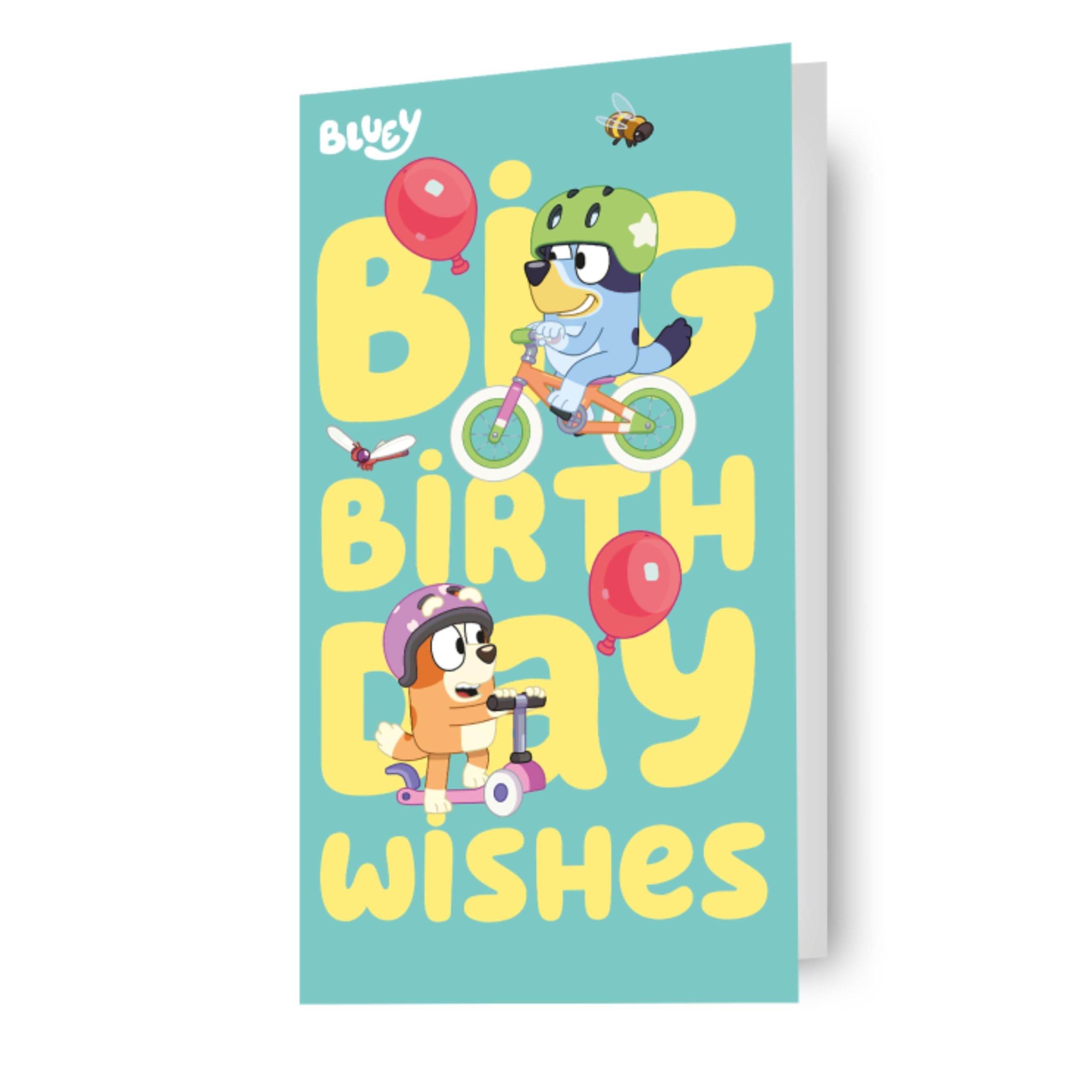 bluey, generic, birthday card