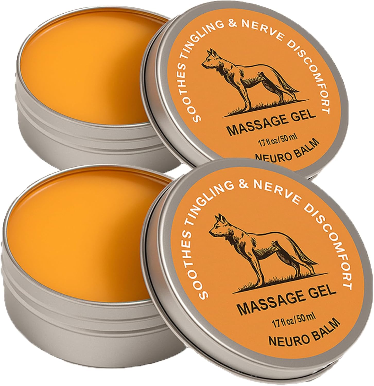 Nerve Relief Balm | Magnesium Neuro Balm for Neuropathy, Natural Joint Care Soothing Massage Cream, Arnica Oil, Camphor Blue, Chamomile Extract 50ml (2)