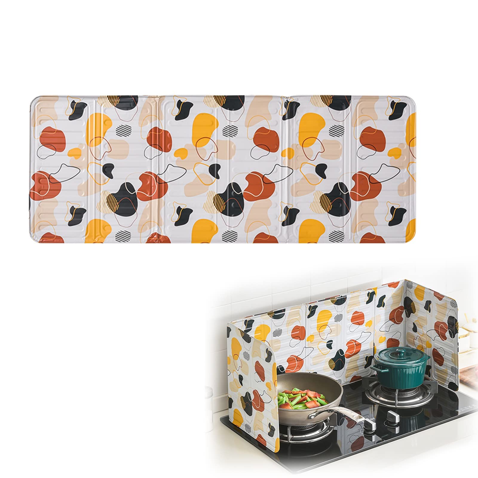 Protection anti-éclaboussures pour cuisinière pliable pour cuisiner sans salir