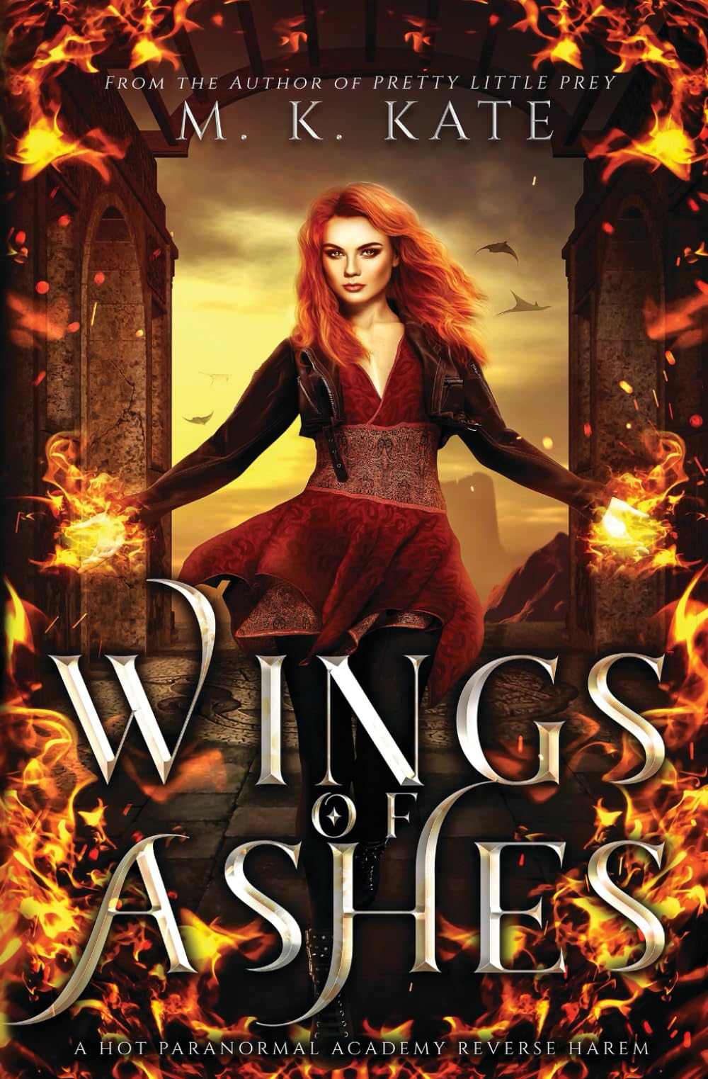 Wings of Ashes: A Spicy Paranormal Reverse Harem Shifters Academy Romance Novel