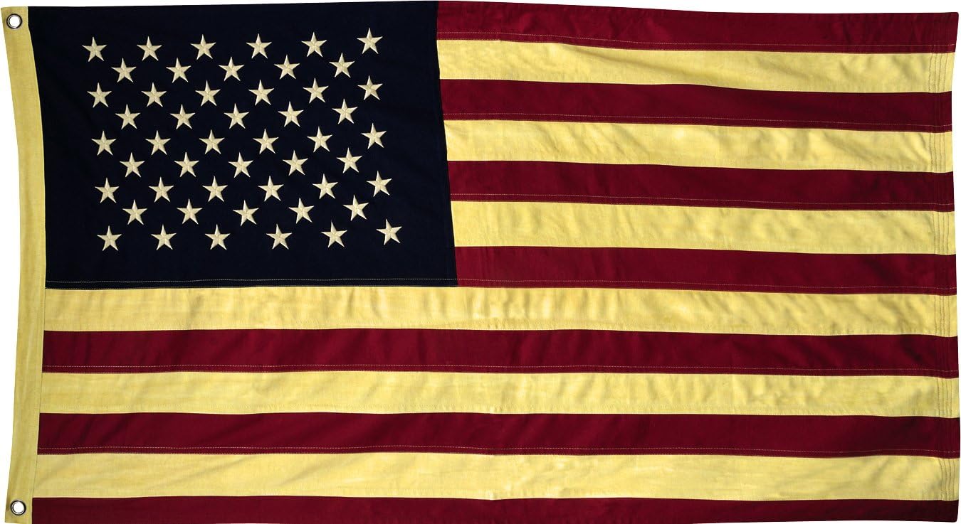 Aged American Flag - Large