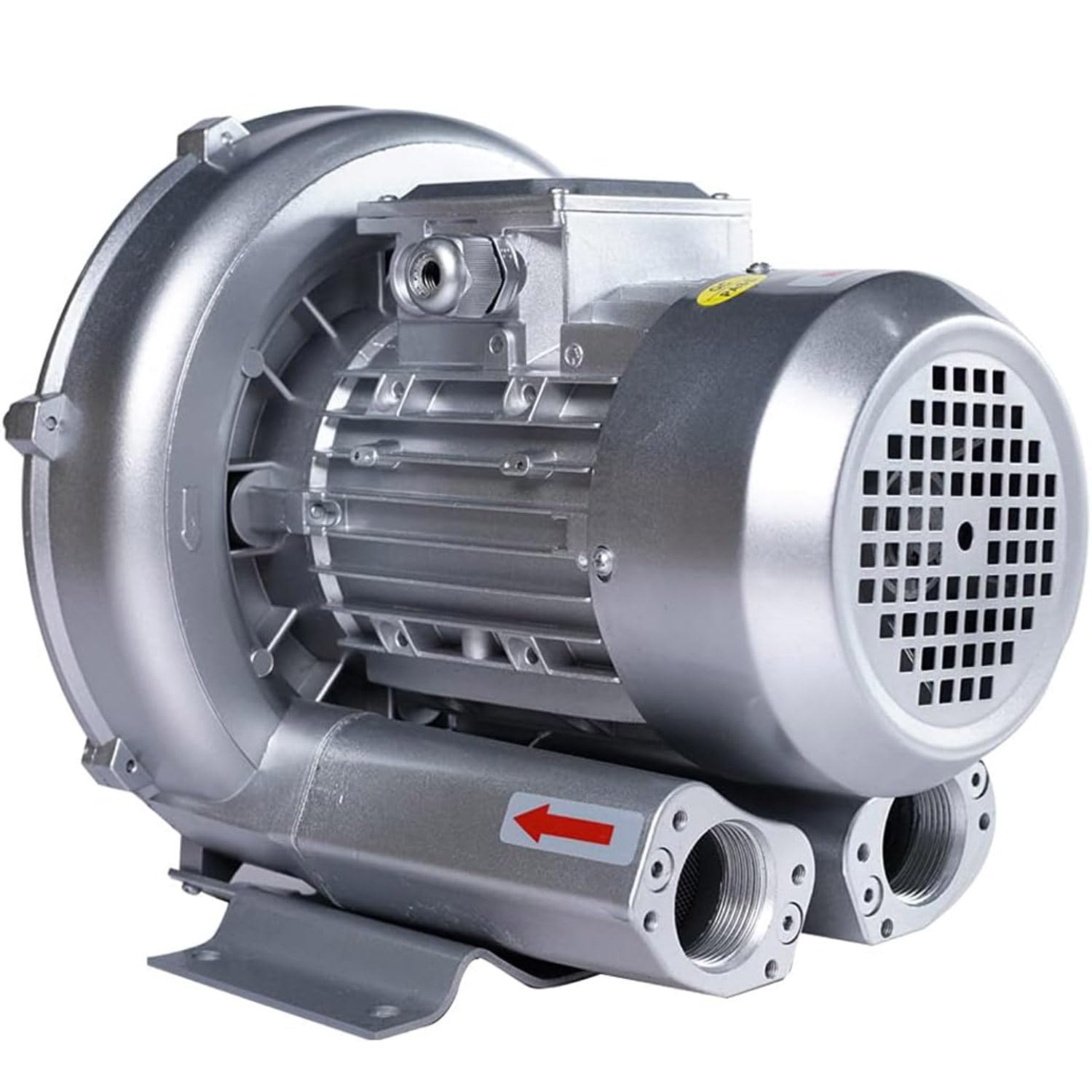Soplador regenerativo Bomba de vacío industrial de alta presión monofásica para soplado o succión de aire, Soplador de anillo vórtice de 120 W/180 W/250 W/370 W/550 W/750 W/1100 W,750W/1.01HP