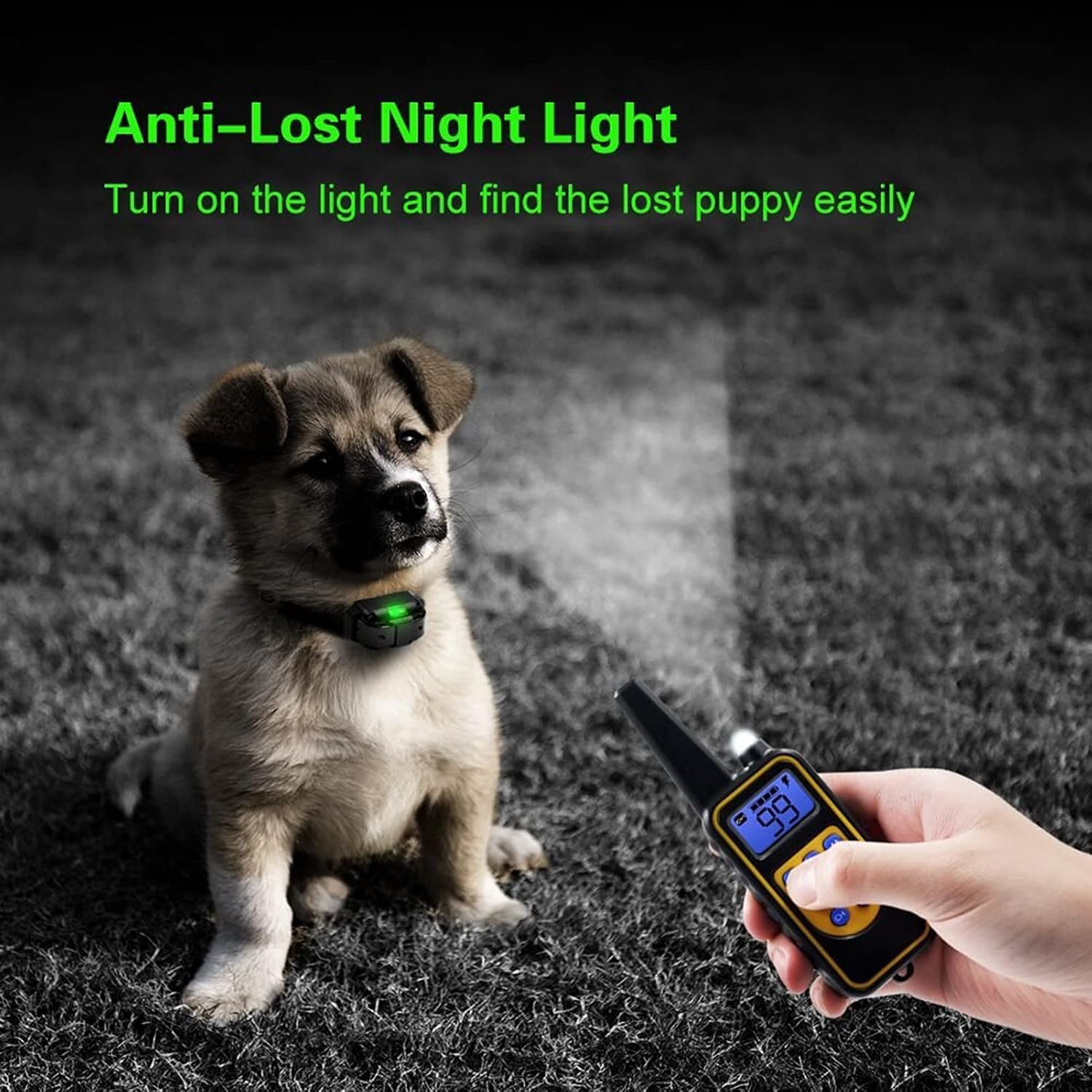 IP67 Waterproof Rechargeable Dog Training Collar Automatic Electric Shock Dog Collar Pet Collar Bark Sper Automatic Dog Collar Dog Training