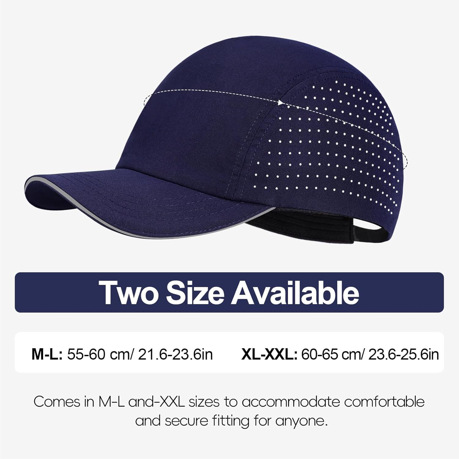 Oversize XXL Running Hat Men Women Quick Dry Baseball Caps Cooling Breathable Mesh Hat for Big Heads Dry Fit Hats for Workout - Image 5