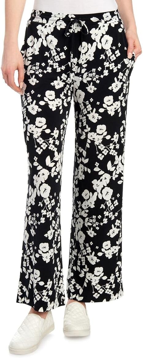 Chaus Floral Print Drawstring Palazzo 