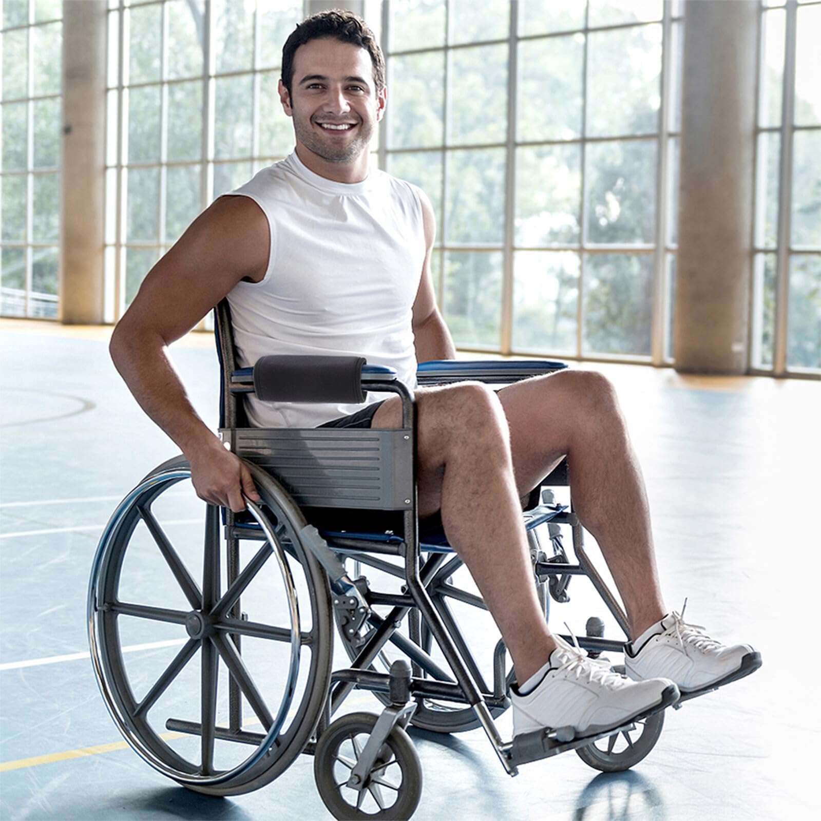 Alipis Wiederverwendbare Schwarze Rollator aus Polyester Griffpolster Handgriffauflagen Ergonomische Anti Rutsch zur Reduzierung von Ermüdung im Alltag