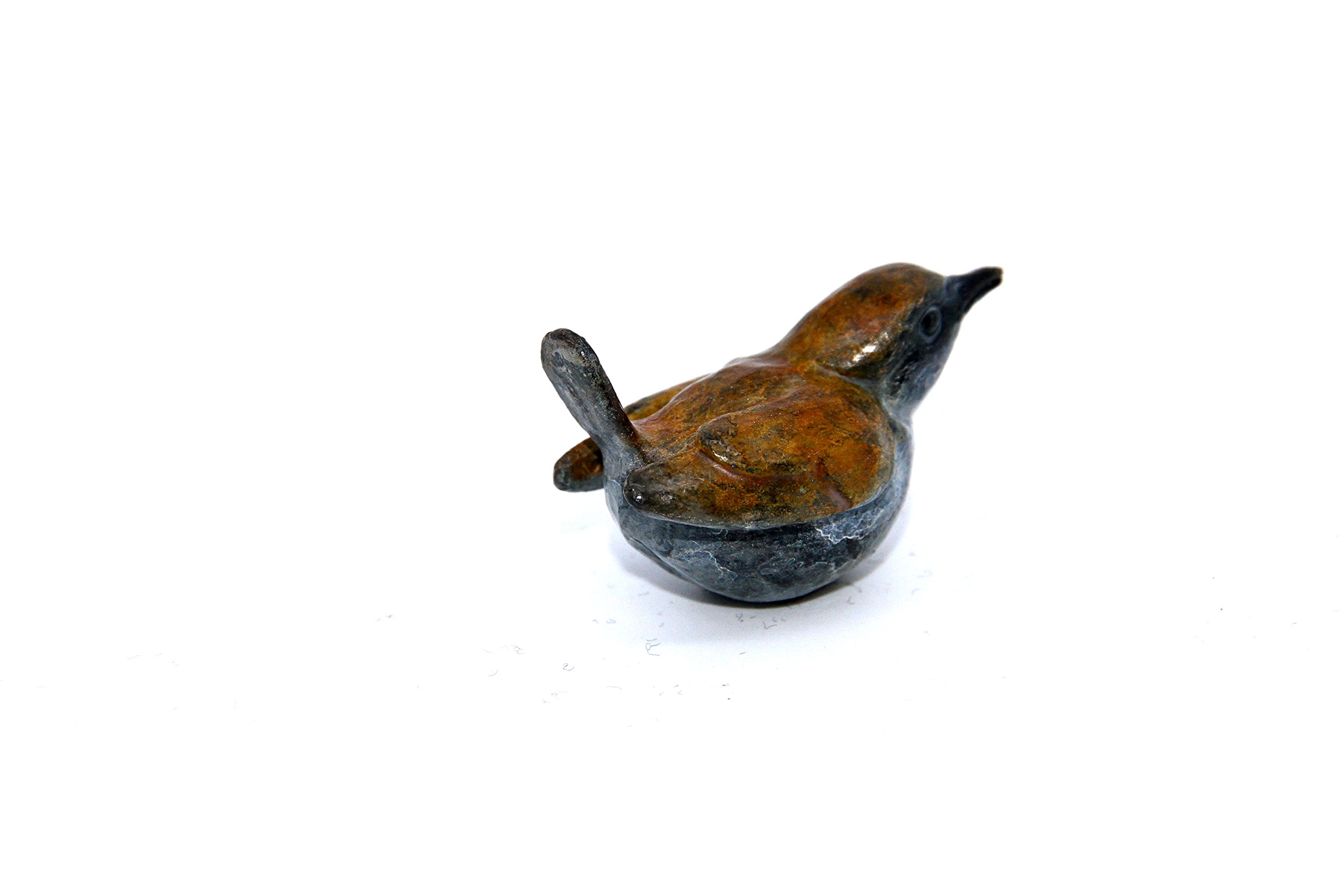 Multi Color Patina Hot Cast Bronce macizo