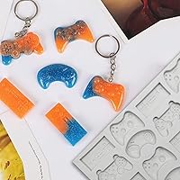 Vista 5 de SAKOLLA Moldes de Silicona para Controlador de Juegos, 16 Cavidades Moldes de Controlador de Videojuegos para Chocolate, Dulces, Decoración