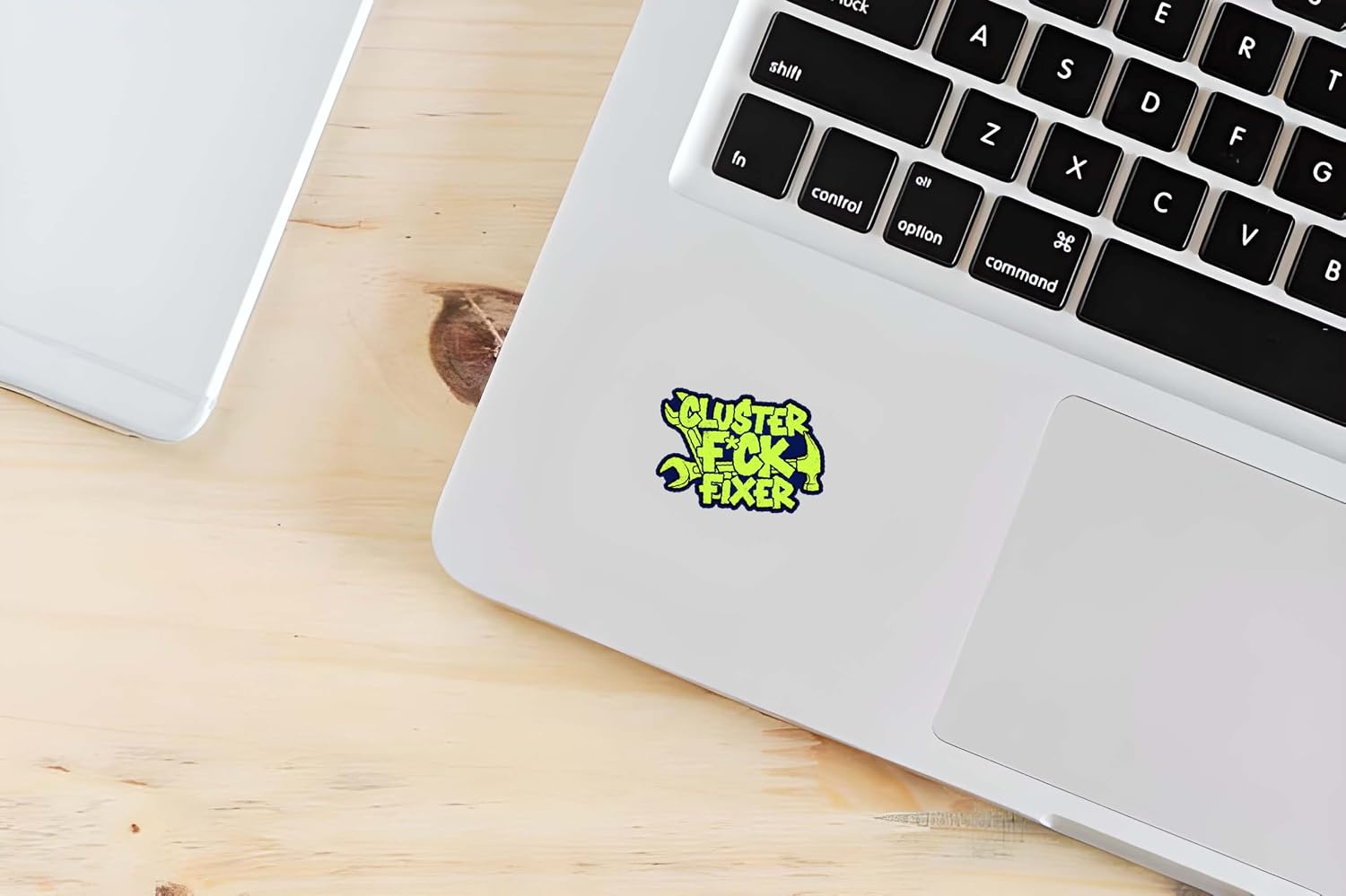 Cluster F*CK Fixer Sticker | Edgy Humorous Vinyl Decal for Tools | Funny Repair Quotes | Unique Home Decor [OOLS] image 4