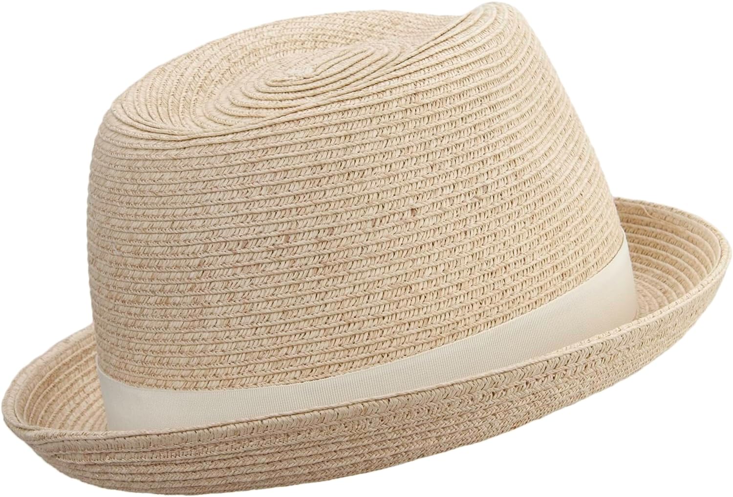 Men's Paper Braid Fedora Hat