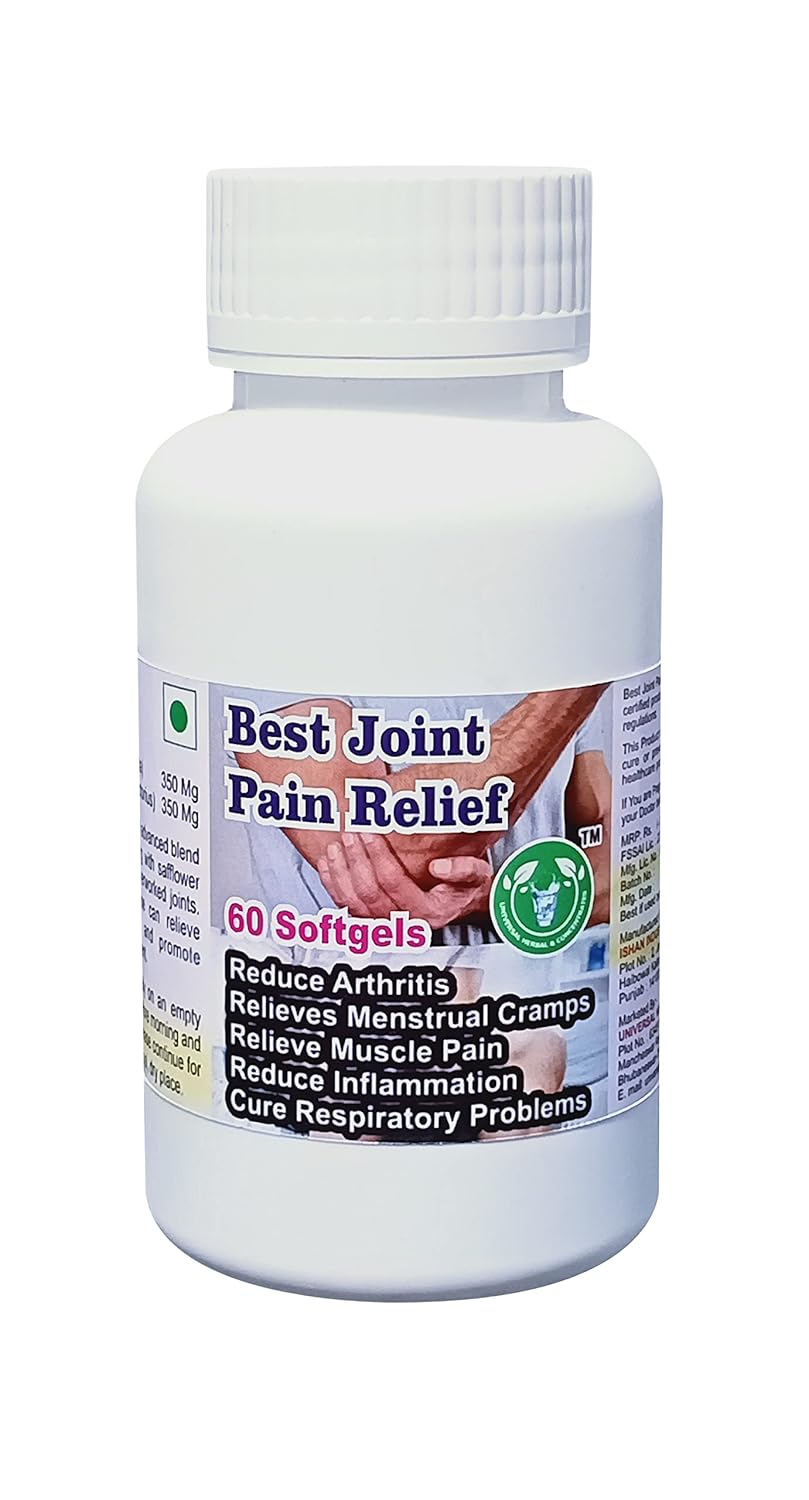 Best Joint Pain Relief Softgel 60 Softgels (Get One Bottle 50ml Best