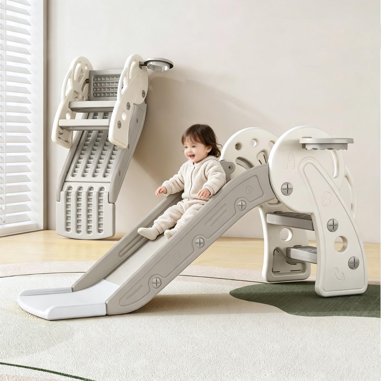 Scivolo Per Bambini Piccoli,Struttura Da Arrampicata Autoportante Interni
