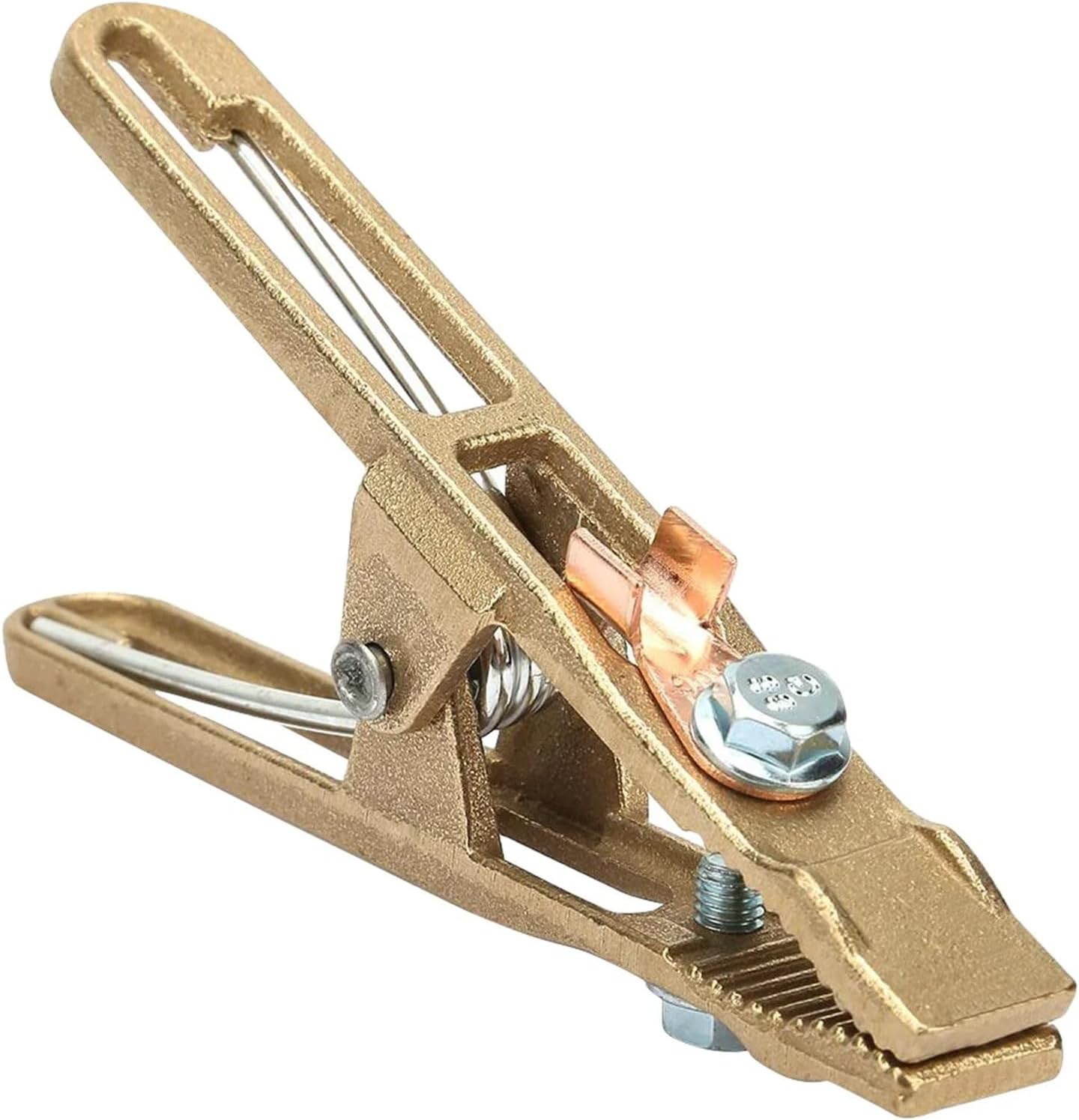 260A/300A/500A Metal Welding Ground Clamp Electrode Holder Earth Cable Wire Clip 1Pcs(260a)