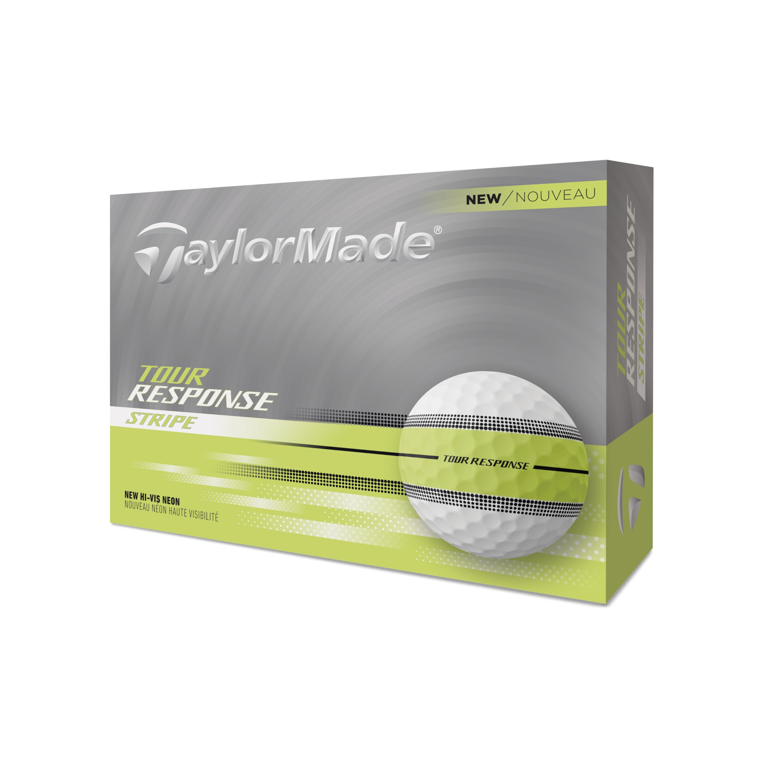 TaylorMade New Tour Response Stripe 25 Balles de golf