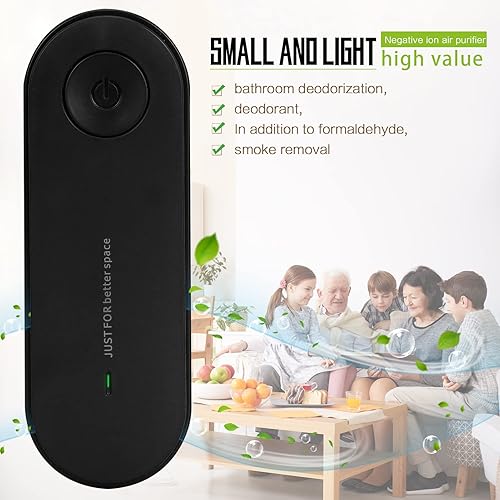 Miniatura 2 de FYY Purificador de aire de iones negativos enchufables, paquete de 2 mini generadores portátiles de iones negativos para el hogar, dormitorios,