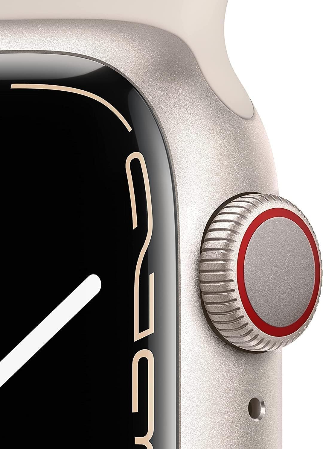 【新品】Apple Watch SERIES 7 Starlight Aluminum Case Starlight Sport Band 41mm Amazon.com: Apple Watch Series 7 (GPS, 41mm) Starlight Aluminum