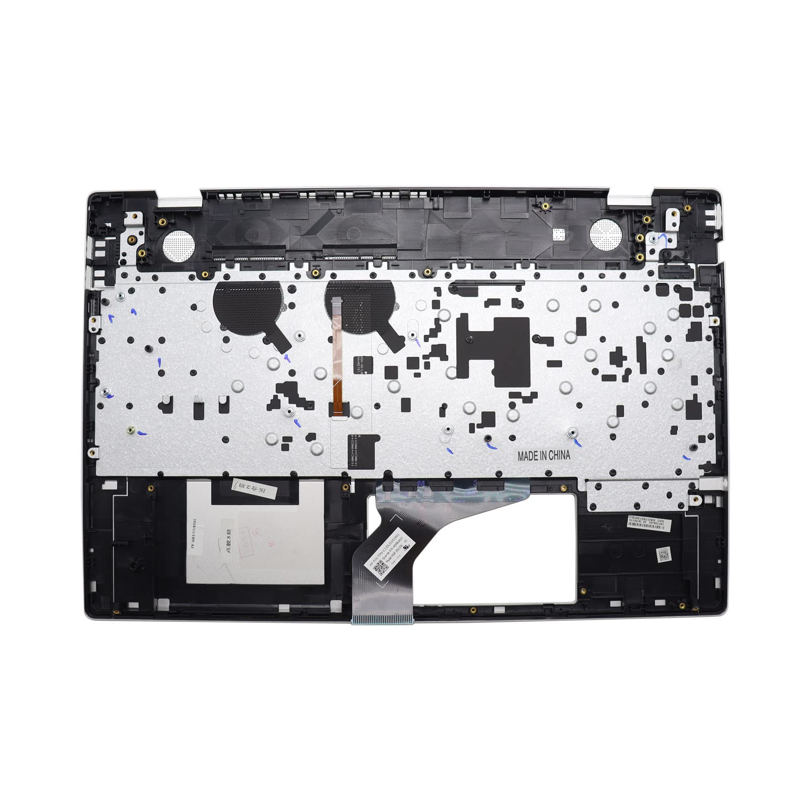 Ersatz-Handauflage Für HP Pavilion 15-CS/15-CW – Mit Hintergrundbeleuchteter Tastatur, Silber, Ohne Touchpad