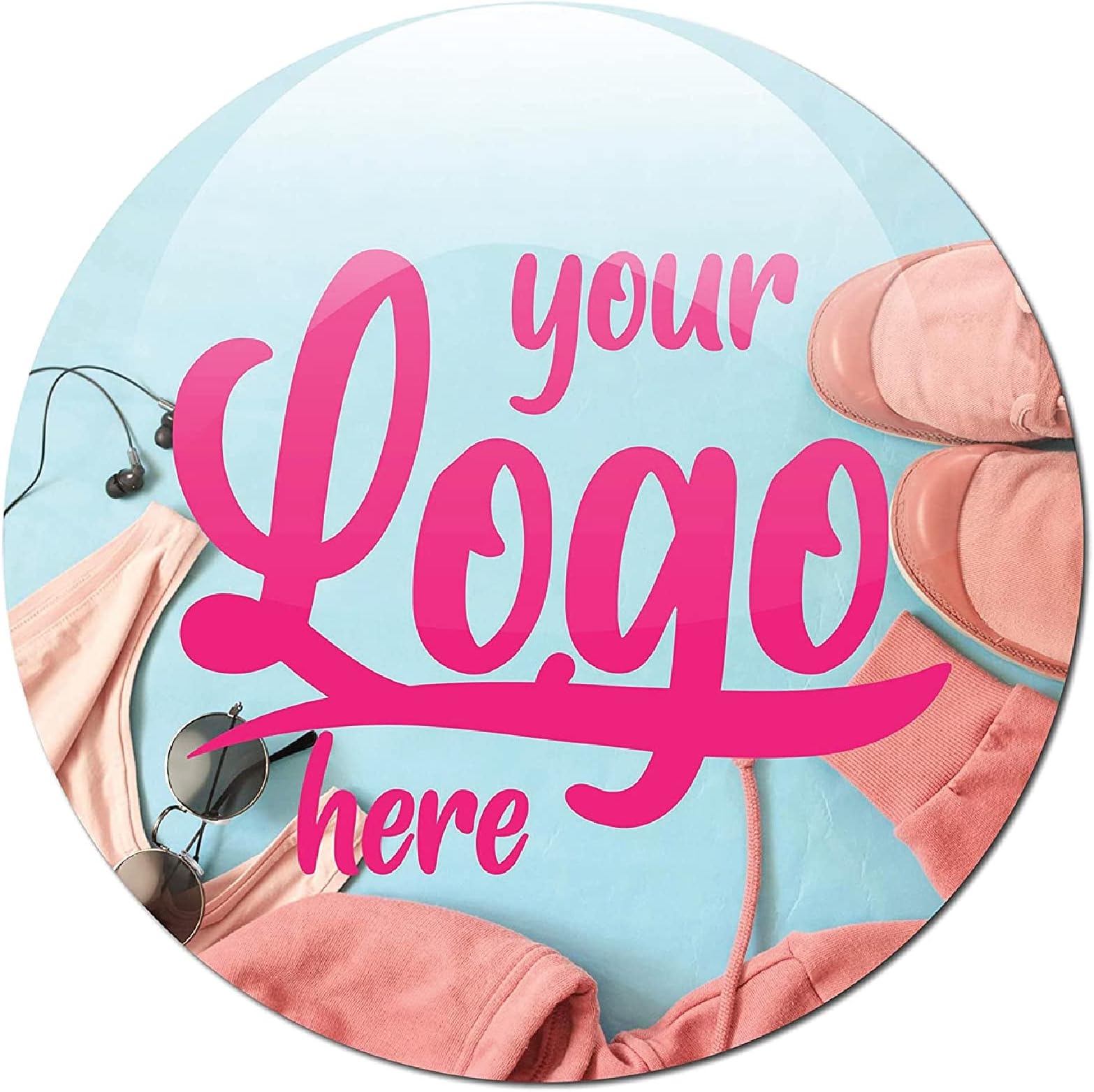 ISEE 360® Customized Your Logo Label Stickers for Home Made Small Business Purchase Packaging 30 Pieces Envelope Seal