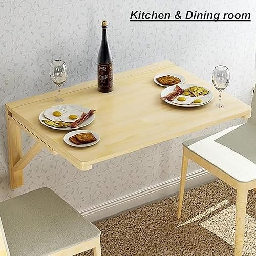 Miniatura 4 de Escritorio plegable para computadora montado en la pared, mesas de hojas sueltas para espacios pequeños, mesa de comedor de cocina, mesa colgante de