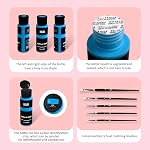 HUAL Professional Acrylic Paint Set, 24 Colors (60ml/2oz), High-Pigment Art Supplies for Professional Painters & Artists, Multi-Surface Application for Canvas, Wood & Stone, 14 Years and Up