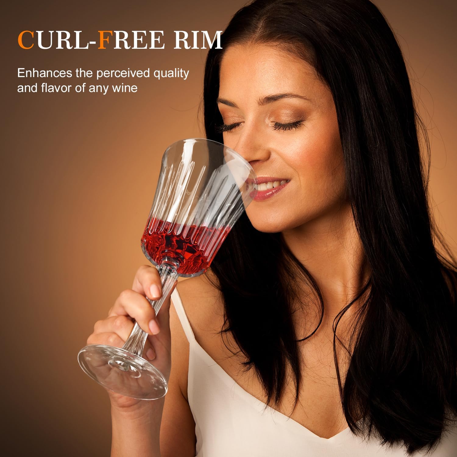 Wine Glasses Set of 4, 9.5 oz Crystal Wine Glasses with Long Stem, Lead-free Premium Red Wine Glass, Gifts for Wedding, Anniversary, Chrismas, Birthday, Father's Day - Image 4