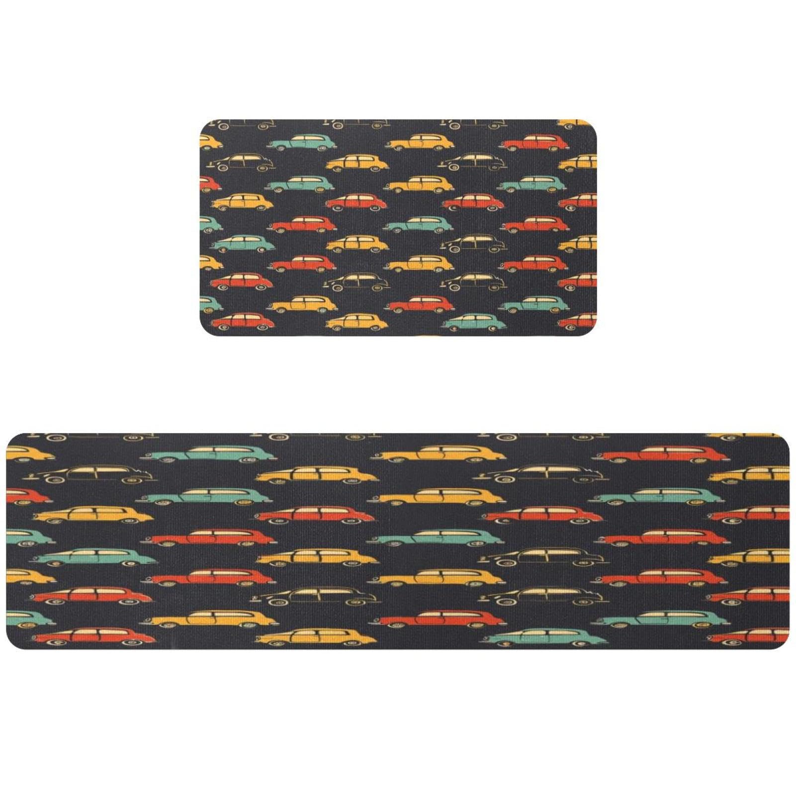 Tapete de cocina lavable ideal para pasillo y cuarto de lavado con diseño animado