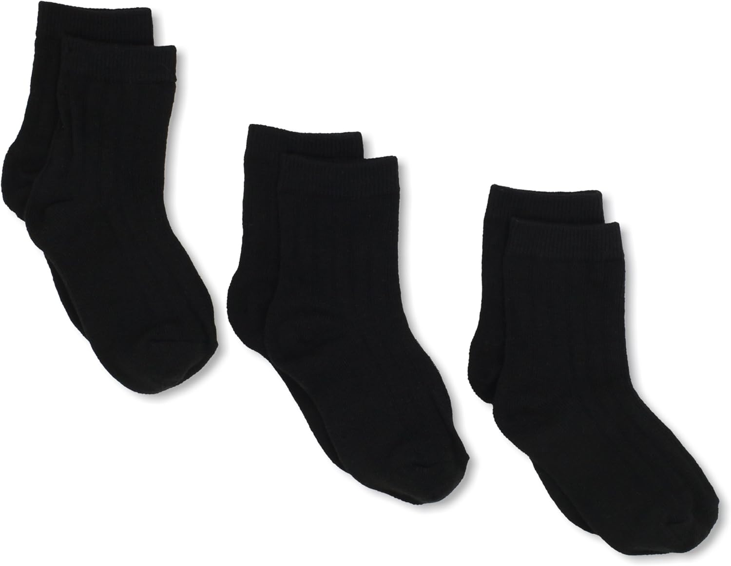 Jefferies Socks Baby-boys Infant Rib Crew Socks 3 Pair Pack